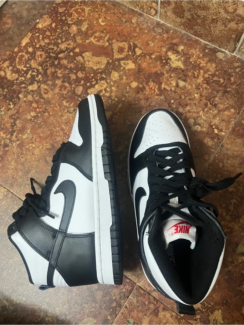 Nike Panda Dunks High-Top Sneakers